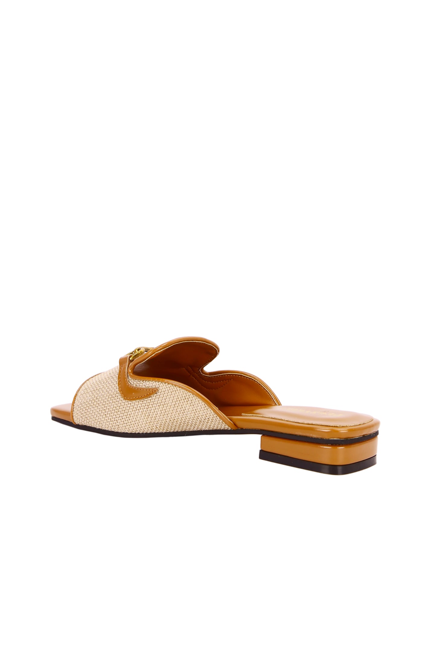 Linen fabric women's slippers 6353-1