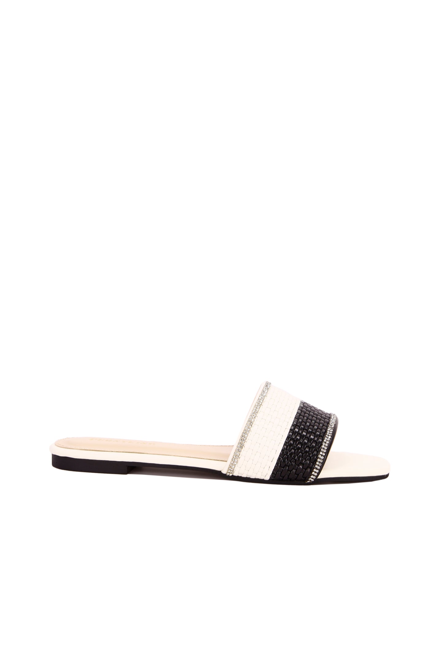 Korean Style Casual Flat Sandals For Women, Outdoor Wear, Open Toe, New Spring/Summer Roman Beach Sandals, Fashionable French Flat Sandals Suitable To Pair With Dresses For Beach Or Apartment, Flat Sandals, Mule Slip On 2208-3