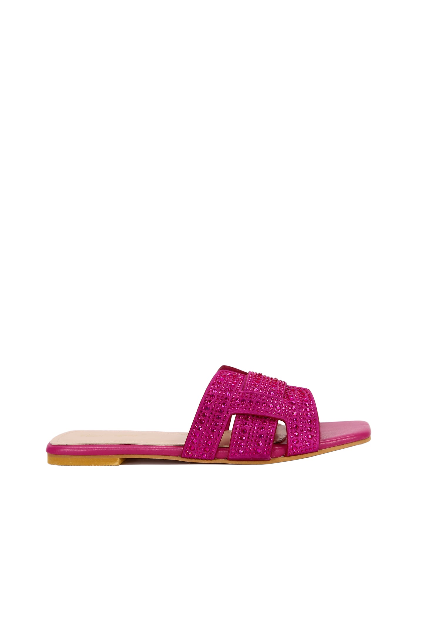 Women's Rhinestone Decoration Casual Flat Sandals, Ideal For Daily Wear 2266-1
