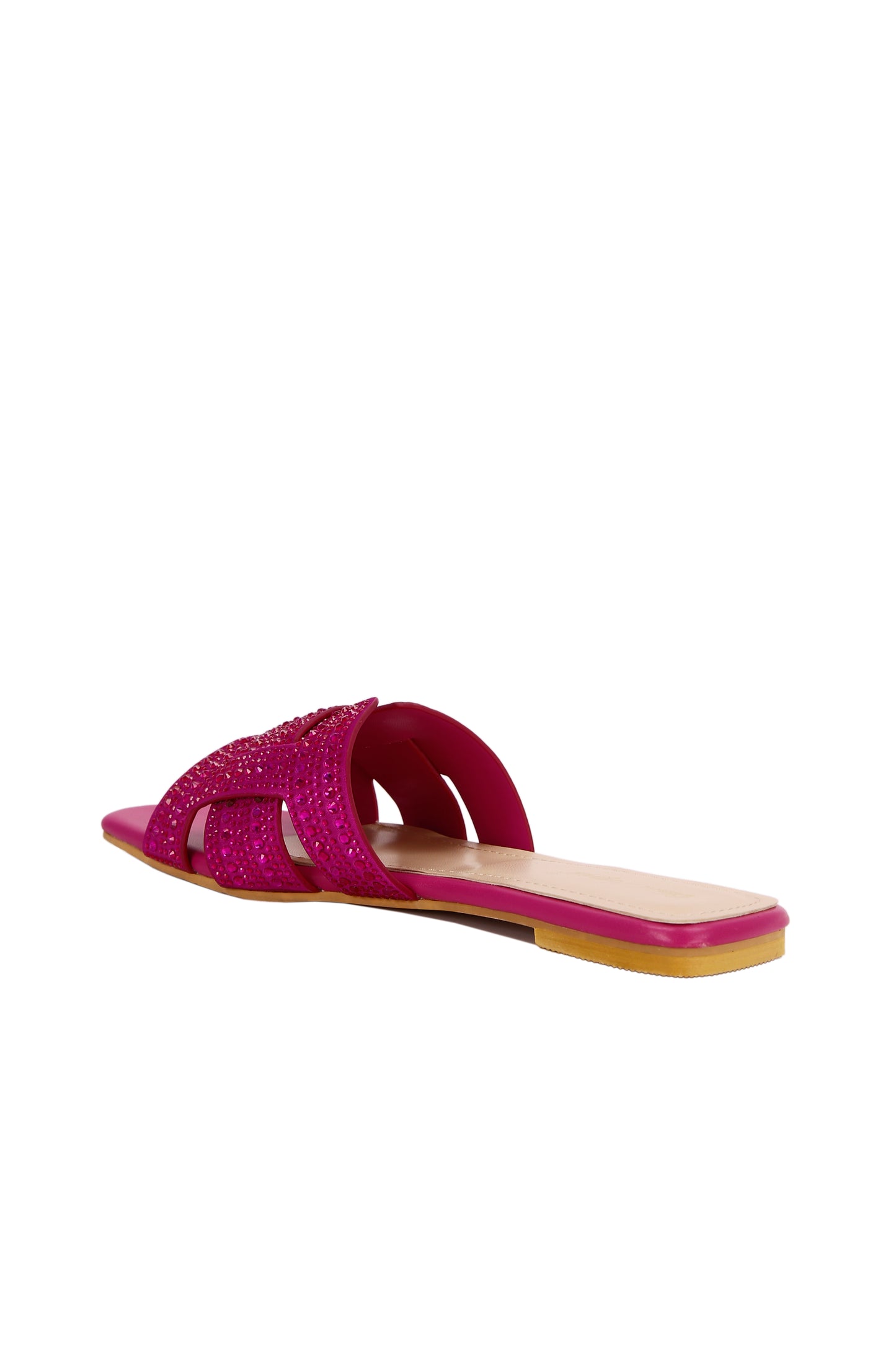 Women's Rhinestone Decoration Casual Flat Sandals, Ideal For Daily Wear 2266-1