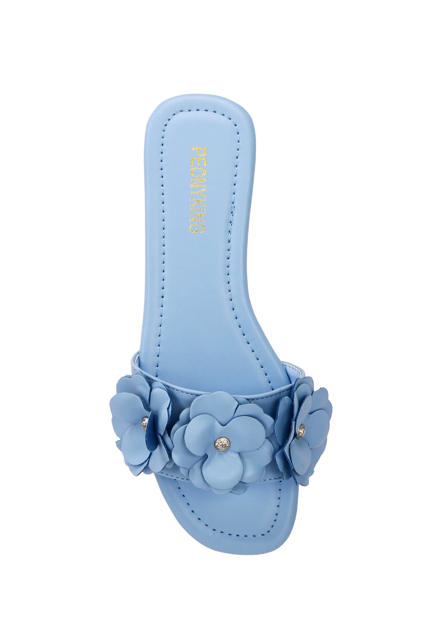 Women's summer fashion slippers, fine flowers suitable for young girls' daily 6066-2