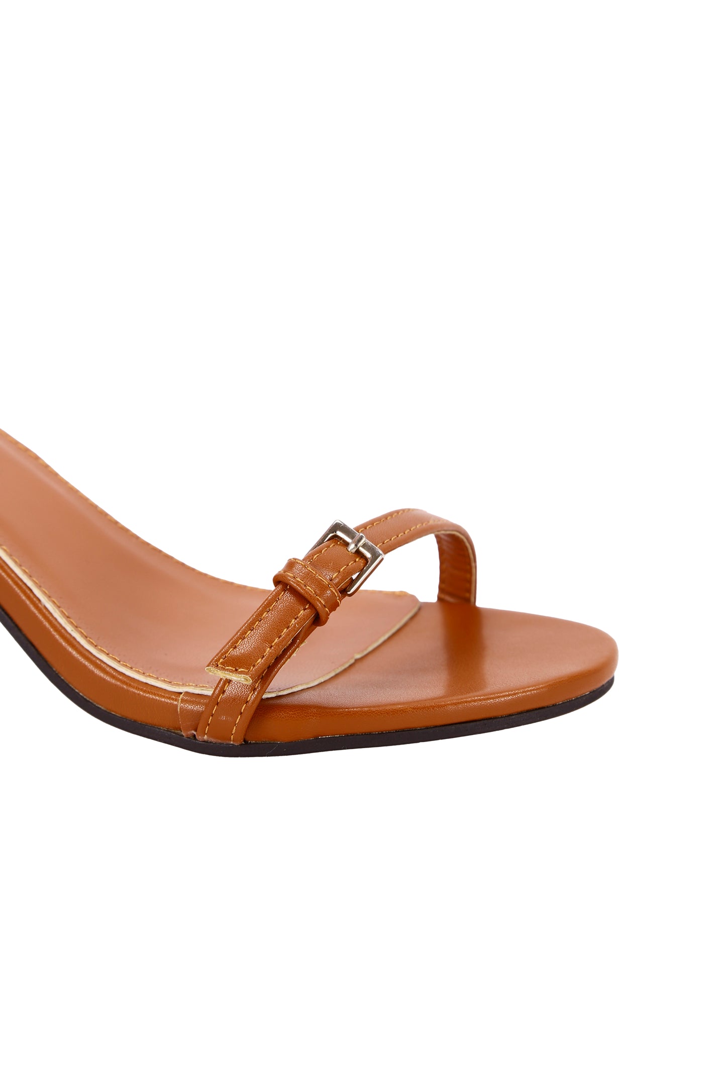 Simple stiletto heel women's shoes (with back ankle strap) 8188-1