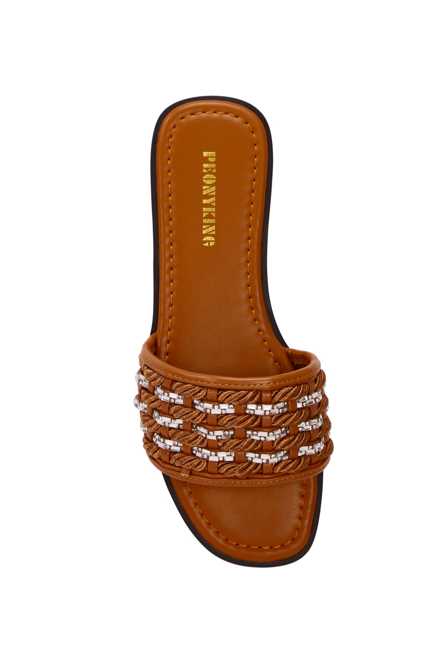 Women's Fashion Sandals with Luxurious Imitation Diamonds 909-14