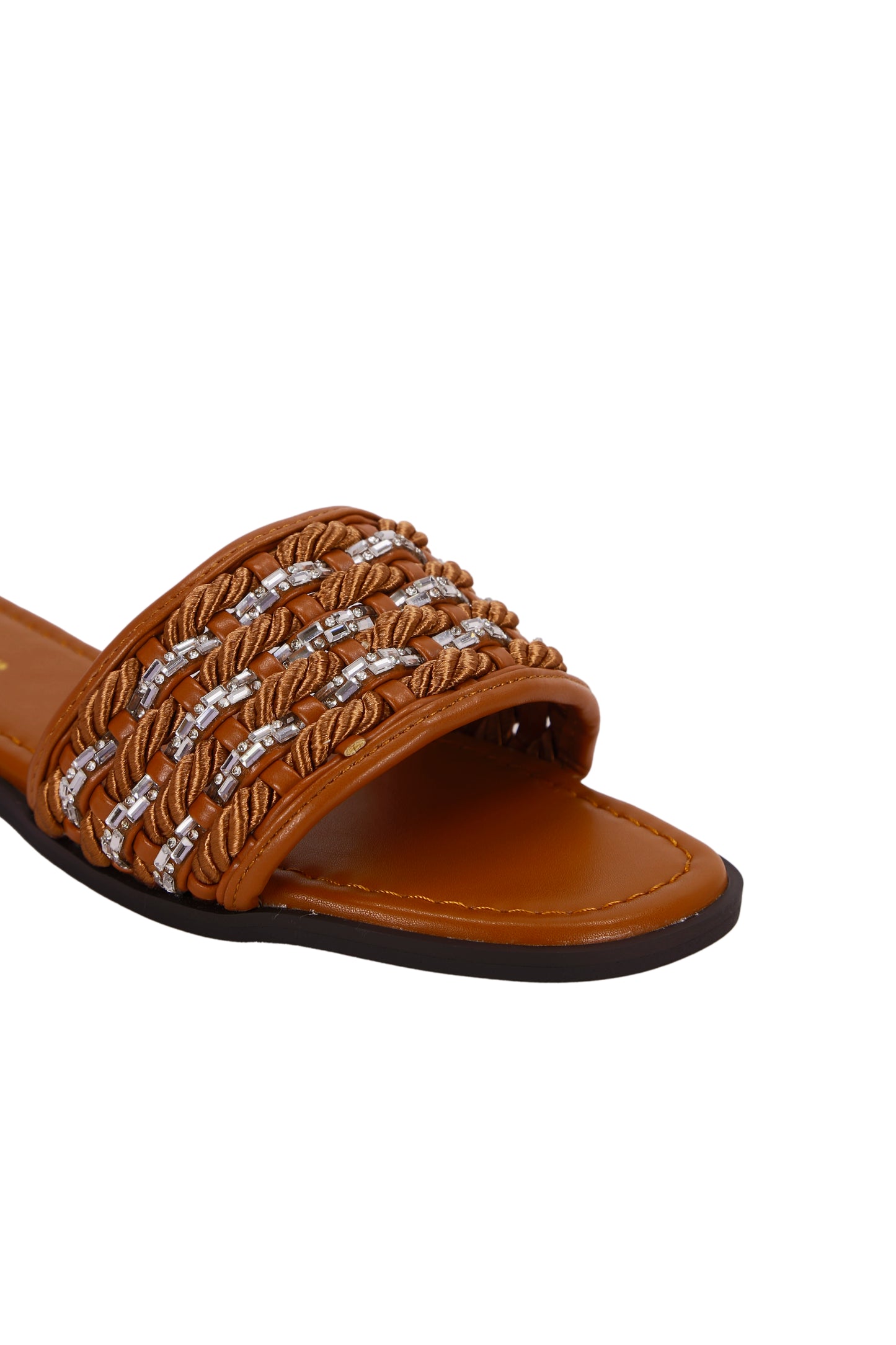 Women's Fashion Sandals with Luxurious Imitation Diamonds 909-14