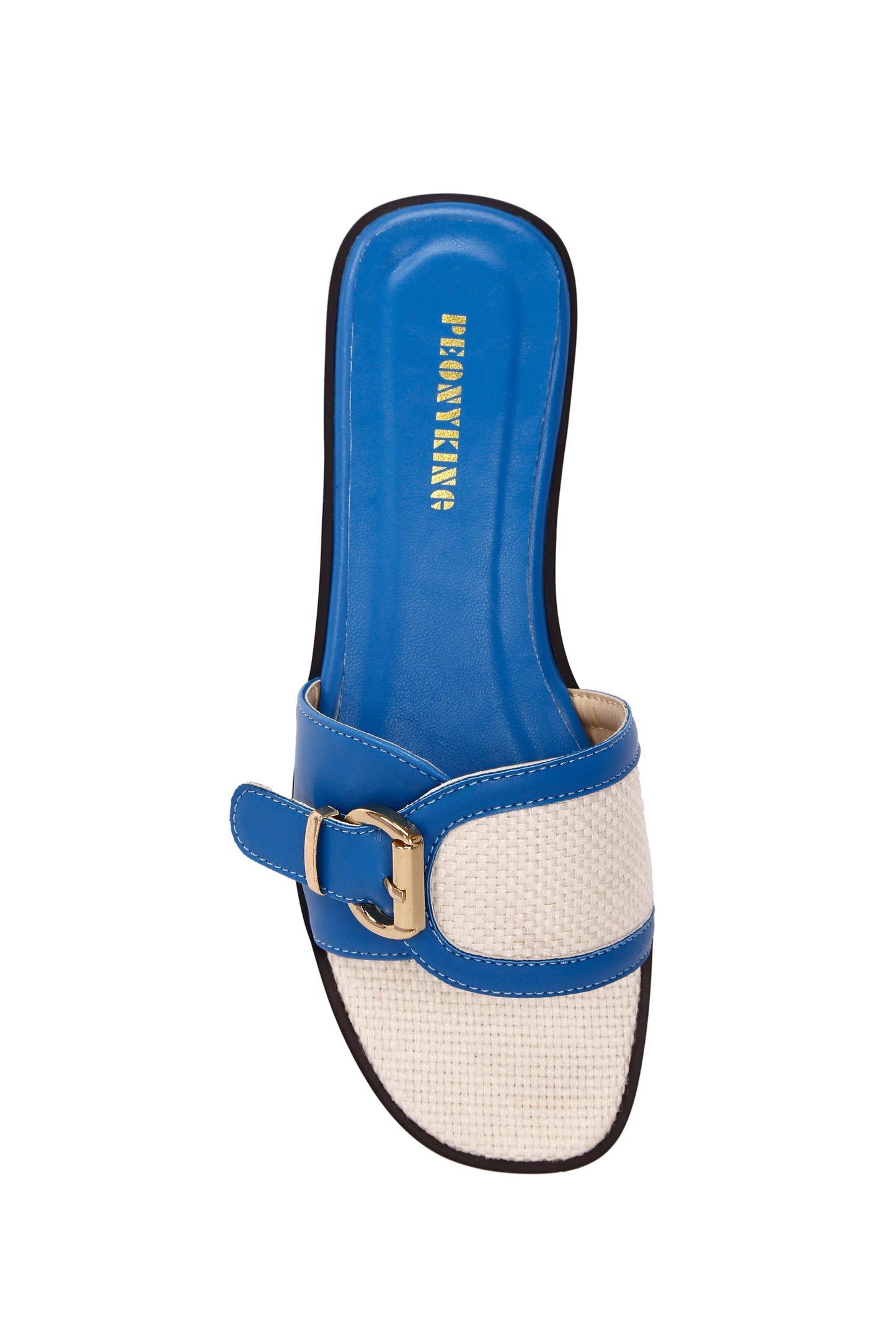 Women Square Toe Chain Decor Flat Sandals, Minimalist Beach Slippers, Summer 909-5