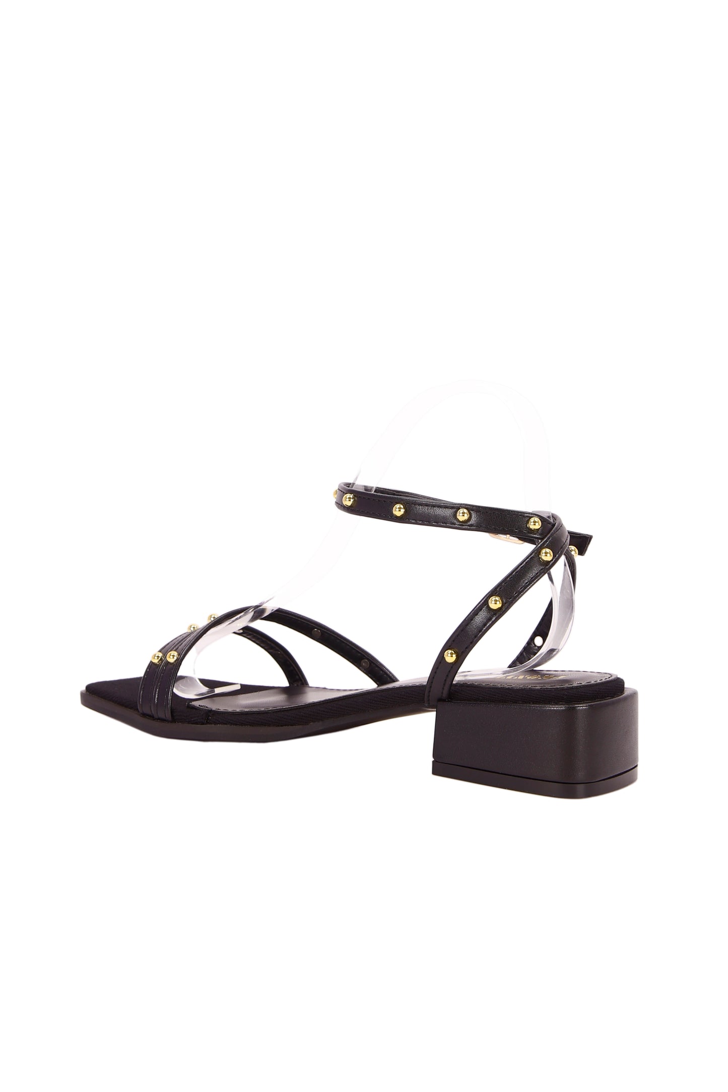 Women's simple diamond ankle strap mid-heel open-toe sandals, elegant and suitable for daily life, work and leisure
6231-1